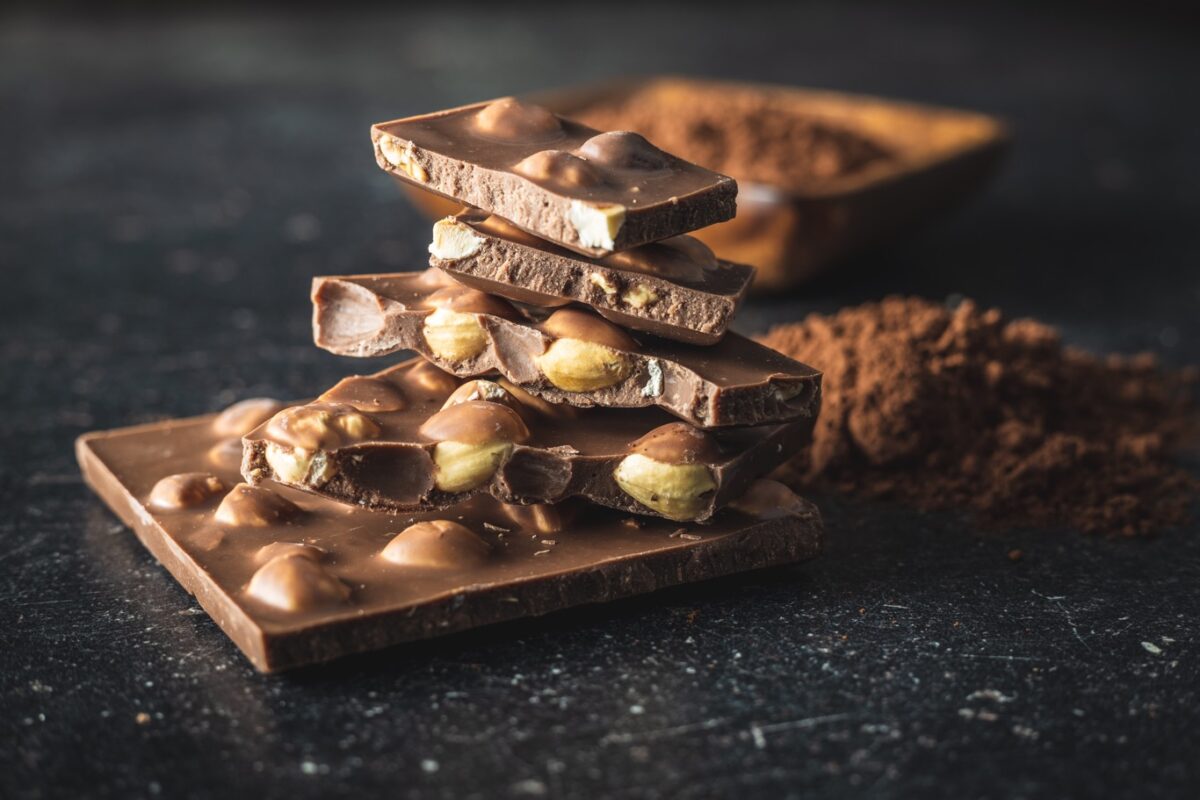 Chocolade met hazelnoten