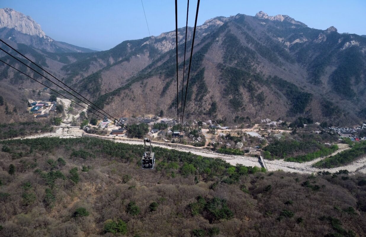 kabelbaan naar Gwongeumseong