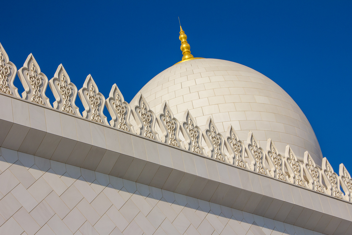 Koepel van de Sjeik Zayed moskee