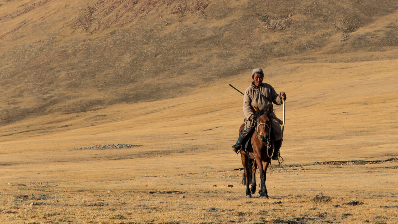 man op paard mongolie