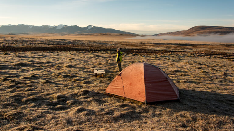 kamperen mongolie
