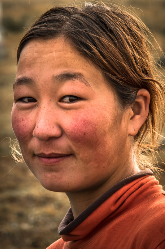 vrouw mongolie