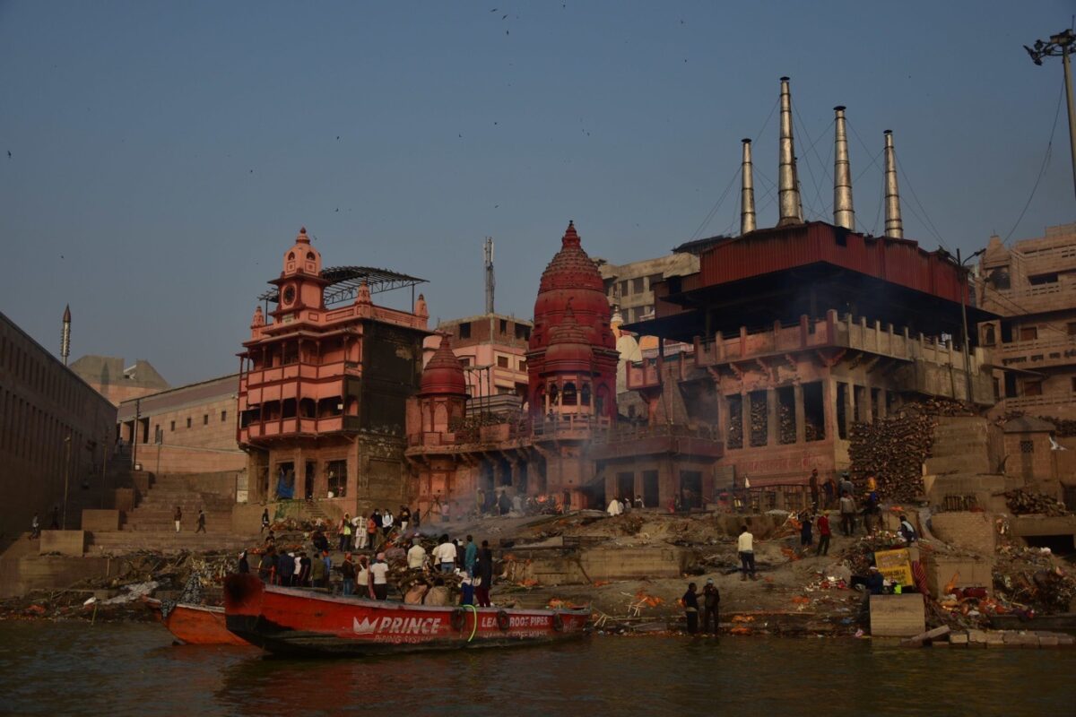 Crematie ghat Varanasi