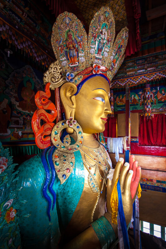 Maitreya Boeddha in Thikse klooster
