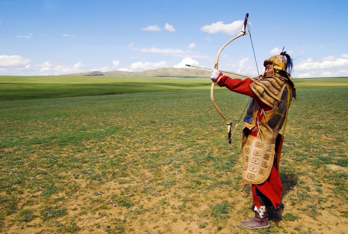 boogschieten Mongolië