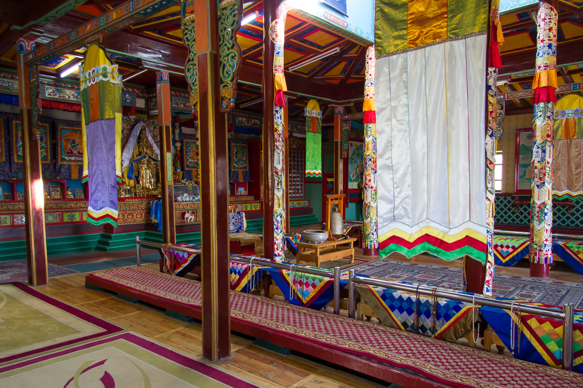 binnenkant klooster Mongolië