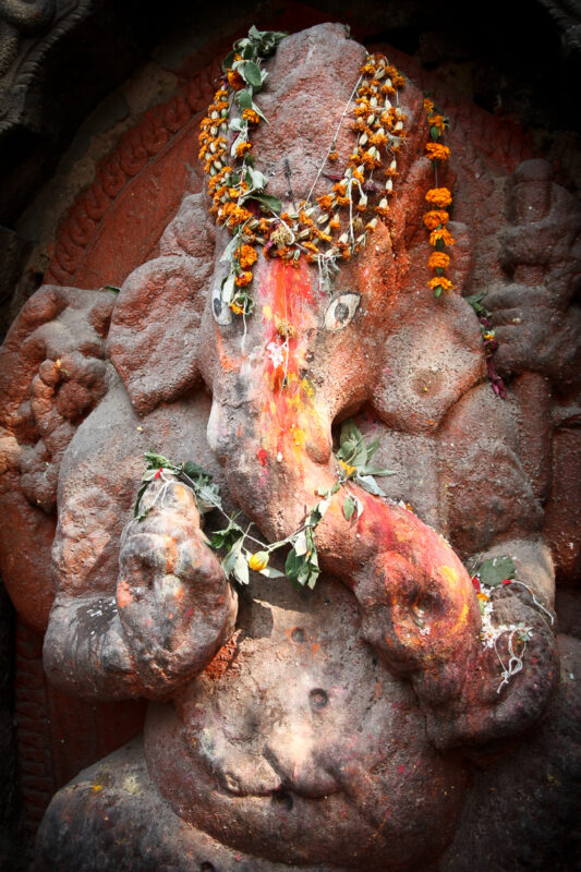 Tempelbeeld in Bhaktapur