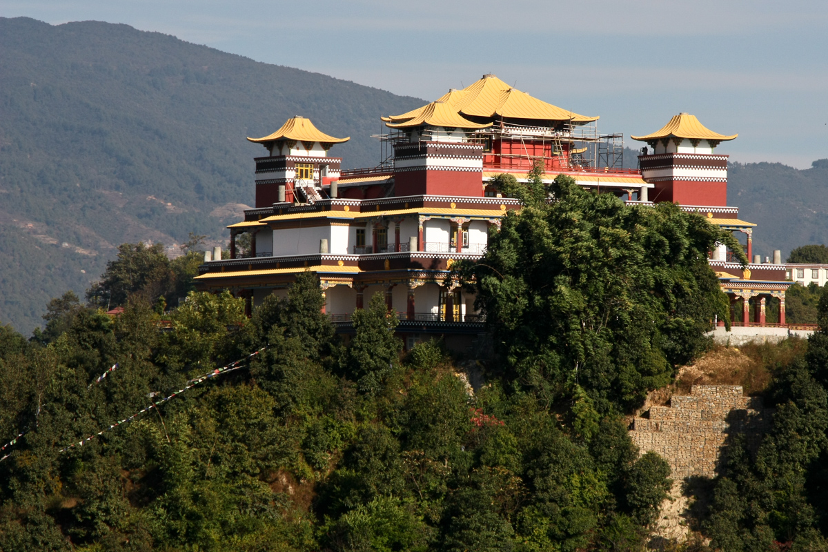 Het boeddhistische Kopan klooster, Kathmandu vallei