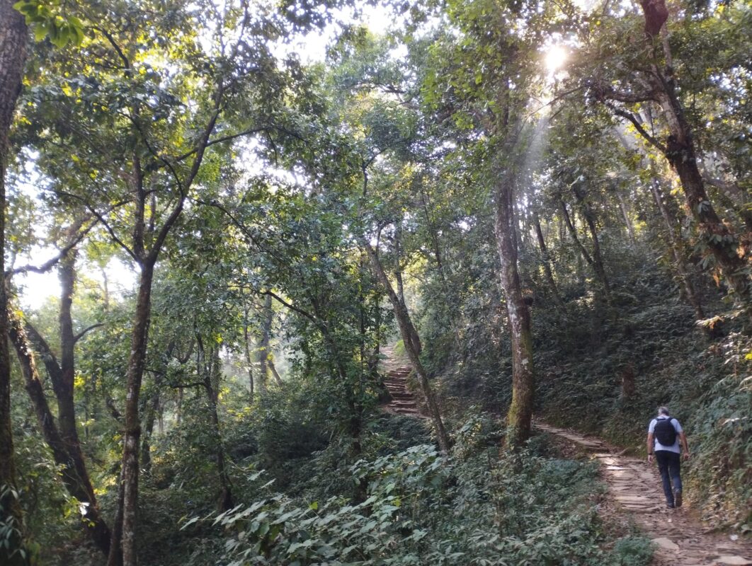 Hike naar World Peace Pagoda