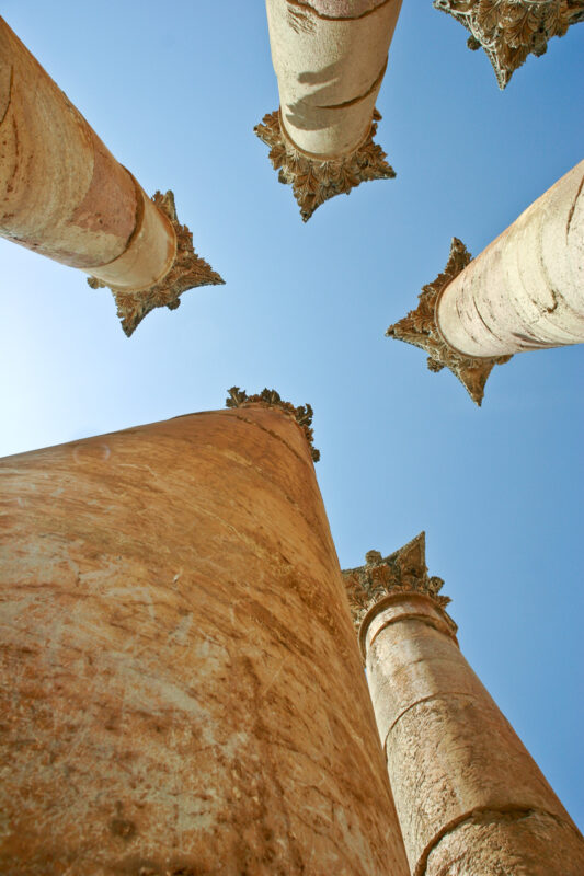 Zuilen in Jerash