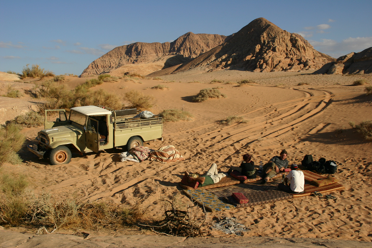 Kamperen in de Wadi Rum