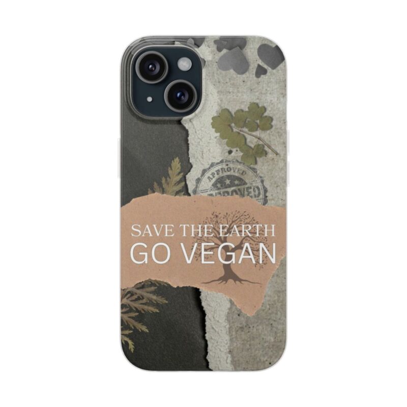 Go Vegan telefoonhoesje