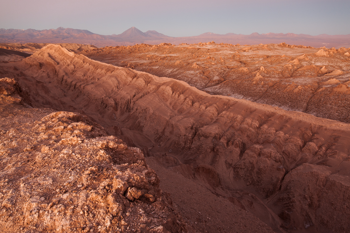 Valle de la Luna in de Atacama woestijn, Chili