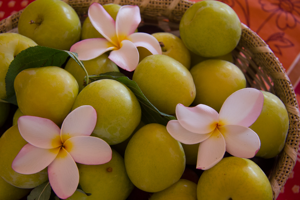 Vers fruit uit eigen tuin