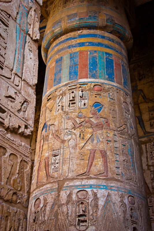 Medinet Habu tempels Egypte