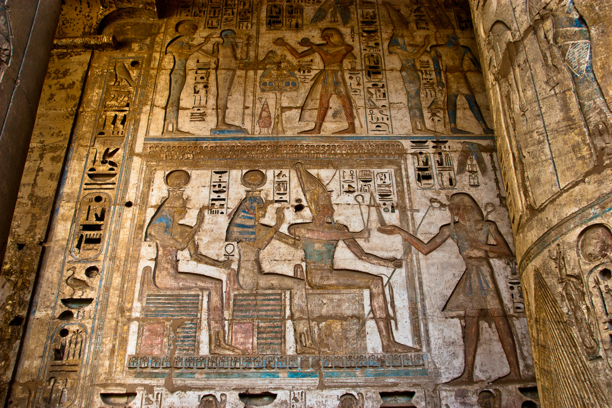 Medinet Habu tempels Egypte