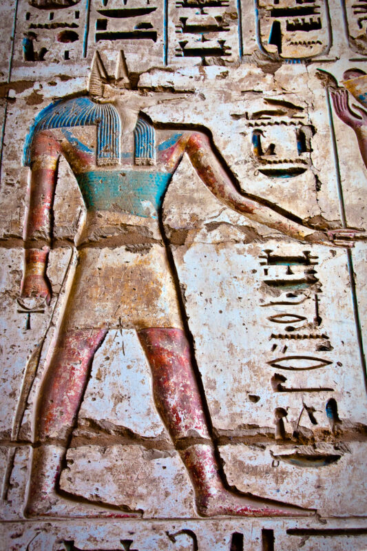 Medinet Habu tempels Egypte