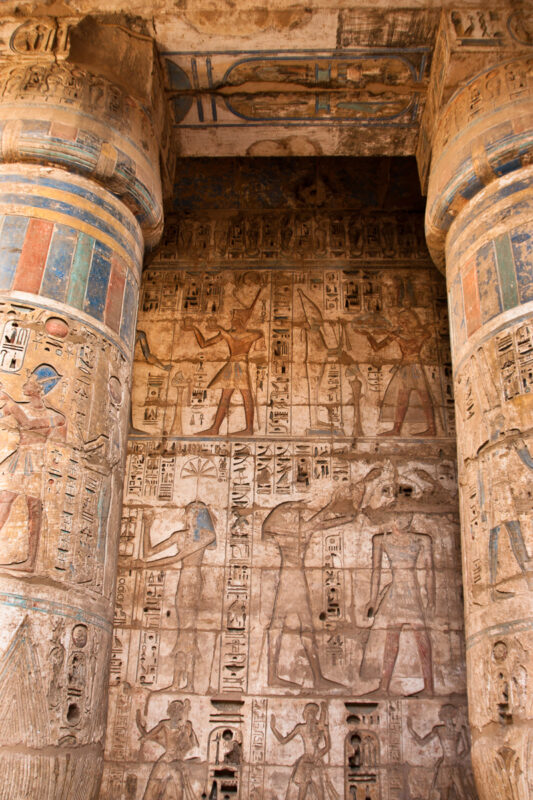 Medinet Habu tempels Egypte