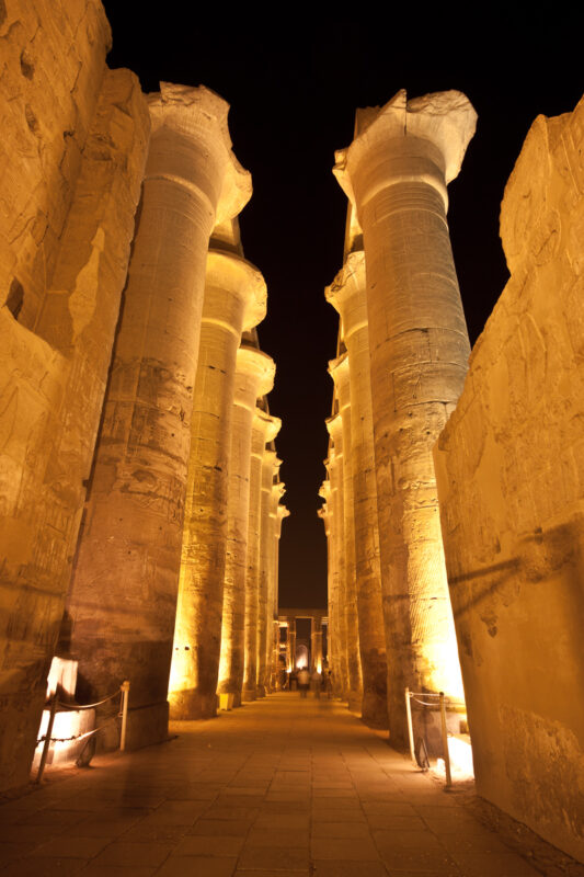 Zuilen, Luxortempel, tempels Egypte