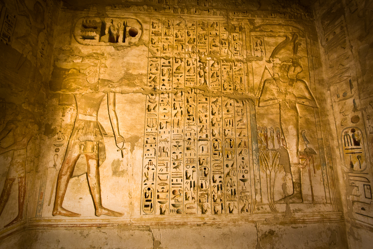 Medinet Habu,. tempels Egypte