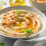 Zelfgemaakte hummus