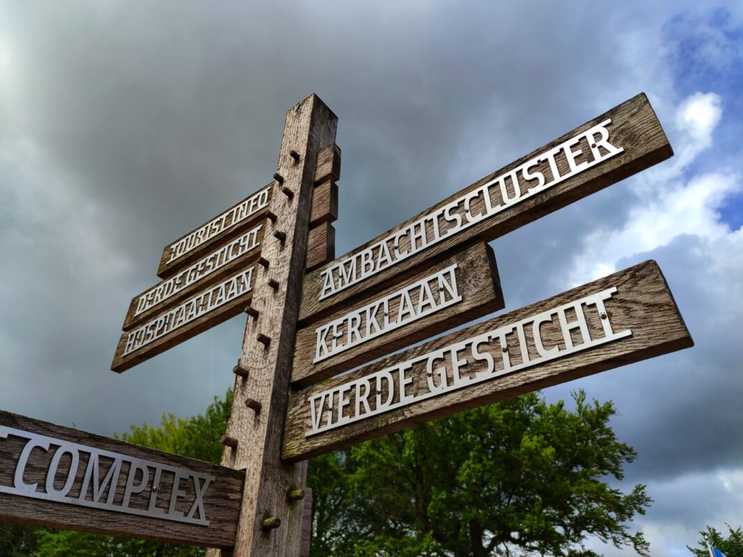 Drenthe feitjes, Bewegwijzering in Veenhuizen