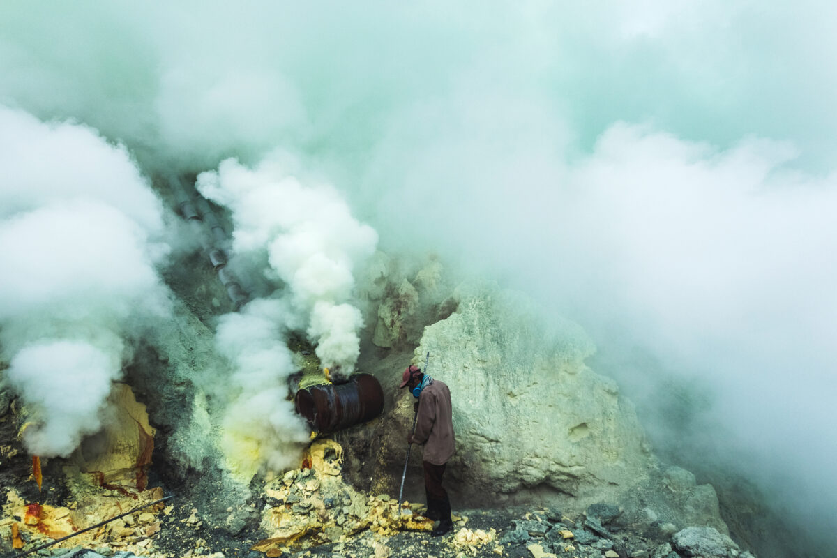Mijnwerker, Kawah Ijen