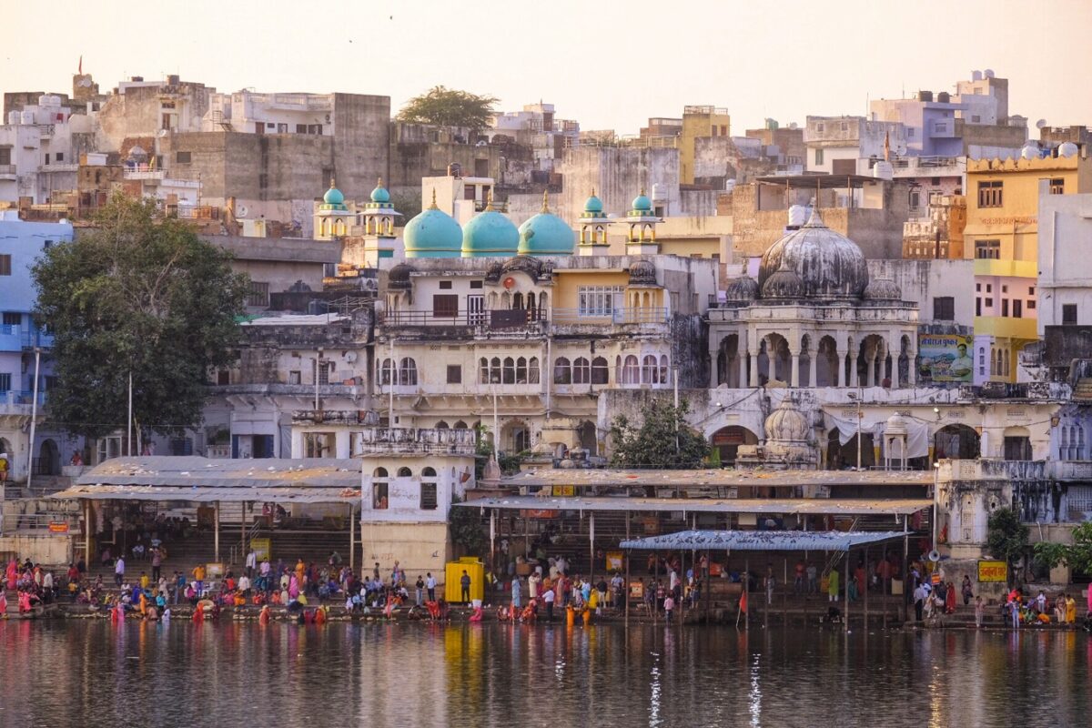 Het heilige Pushkar meer