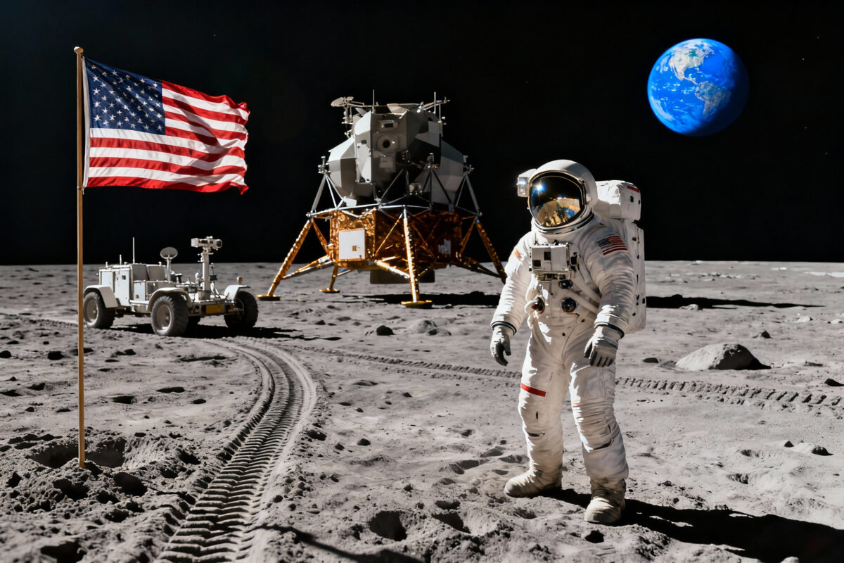 De eerste mens op de maan