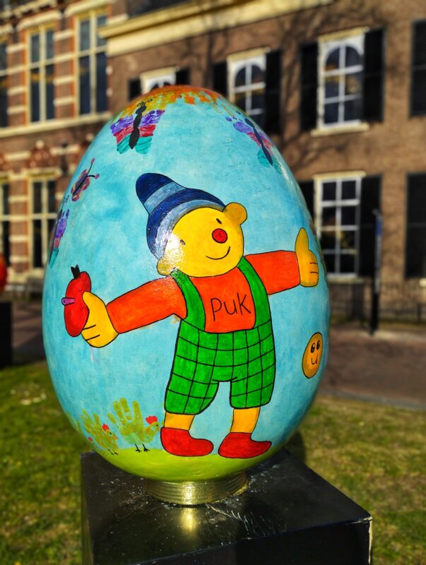 Reuze paaseieren paasexpositie Assen