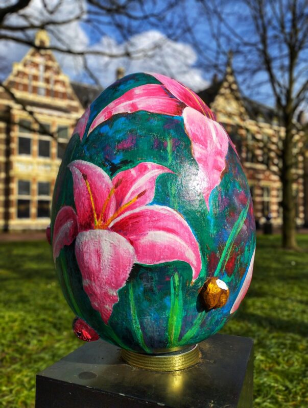 Reuze paaseieren paasexpositie Assen