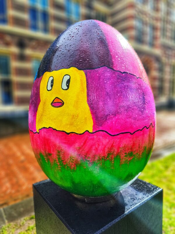 Reuze paaseieren paasexpositie Assen