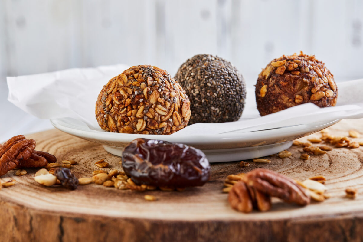 Energy balls zijn heerlijk als gezond tussendoortje
