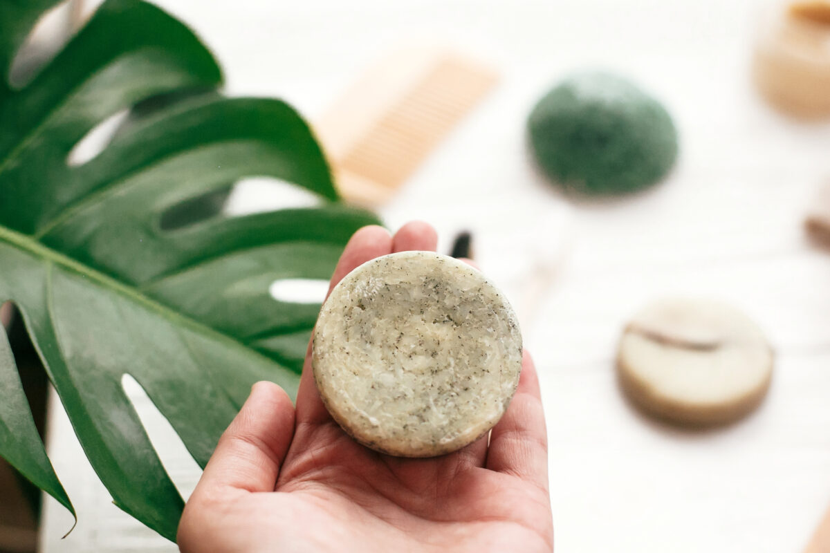 Zero waste badkamer shampoo bar